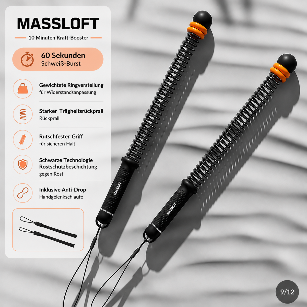 MassLoft Kabelloses Battle Rope
